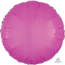 Balloon Foil 19 Inch Circle Metallic Bubble Gum