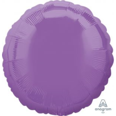 Balloon Foil 19 Inch Circle Metallic Lilac