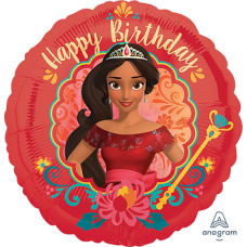 Balloon Foil 18 Inch Elena Happy Birthday