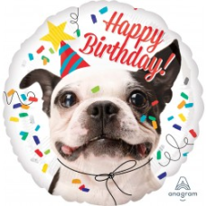 Balloon Foil 18 Inch Happy Birthday Dog