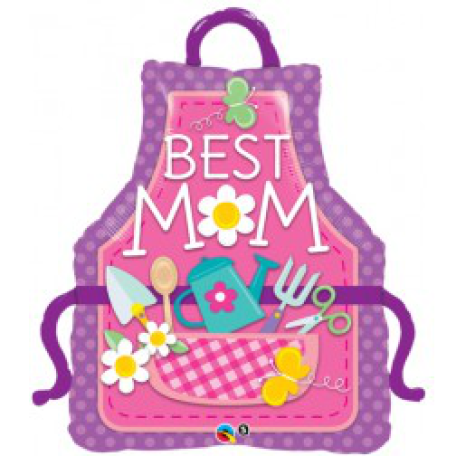 Balloon Foil Super Shape Best Mom Apron Balloon Foil Super Shape Best Mom Apron