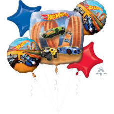 Balloon Foil Bouquet Hot Wheels Racer