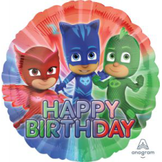 Balloon Foil 18 Inch PJ Masks Happy Birthday