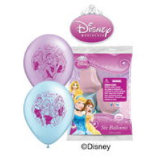 Balloon Latex Pack of 6 Disney Princess
