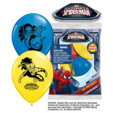 Balloon Latex Pack of 6 Marvel Spider-man