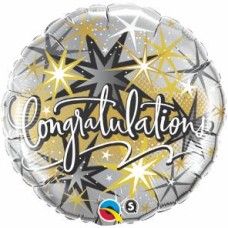 Balloon Foil 18 Inch Congratulations Elegant