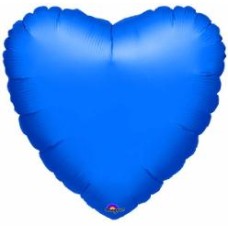 Balloon Foil 19 Inch Heart Metallic Blue