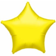 Balloon Foil 19 Inch Star Flat Metallic Yellow