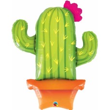 Balloon Foil Super Shape Potted Cactus