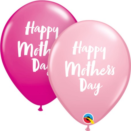 Balloon Latex 11 Inch Fashion Happy Mother's Day Red/Pink Balloon Latex 11 Inch Fashion Happy Mother's Day Red/Pink