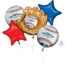 Balloon Foil Bouquet MLB Baseball