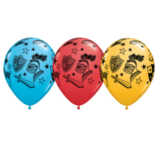 Balloon Latex 11 Inch Fashion Knights ASSORTED COLOURS