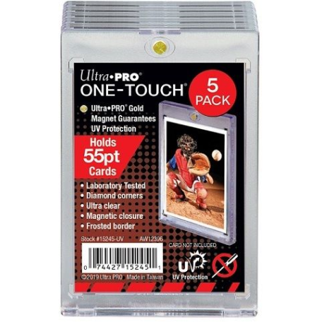 Ultra-Pro 3X5 One-Touch UV 055pt (5 Pack)