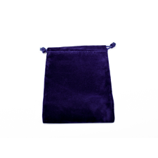 SUEDECLOTH DICE BAG - SMALL ROYAL BLUE