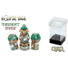 Dice Eclipse - Treant 7-Die Set Upgraded Case