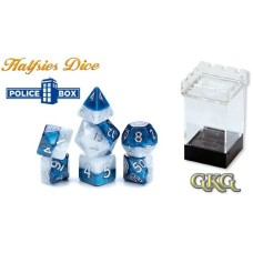 Dice Halfsies - Police Box 7-Die Set Upgraded Case