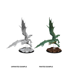 DND UNPAINTED MINIS WV8 YOUNG GREEN DRAGON