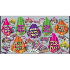 New Year's Eve Party Assortment - 10 People Color-Brite