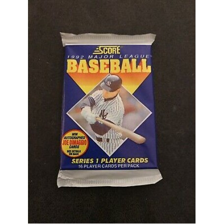 1992 Score Baseball Series 1 Packs