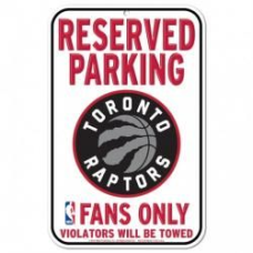 NBA Toronto Raptors Reserved Parking Sign